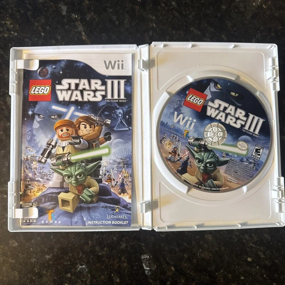 LEGO Star Wars III: The Clone Wars 3 (Nintendo Wii) Clean & Tested FAST SHIPPING